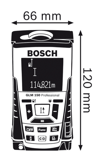 博世GLM 150/150米手持激光測(cè)距儀